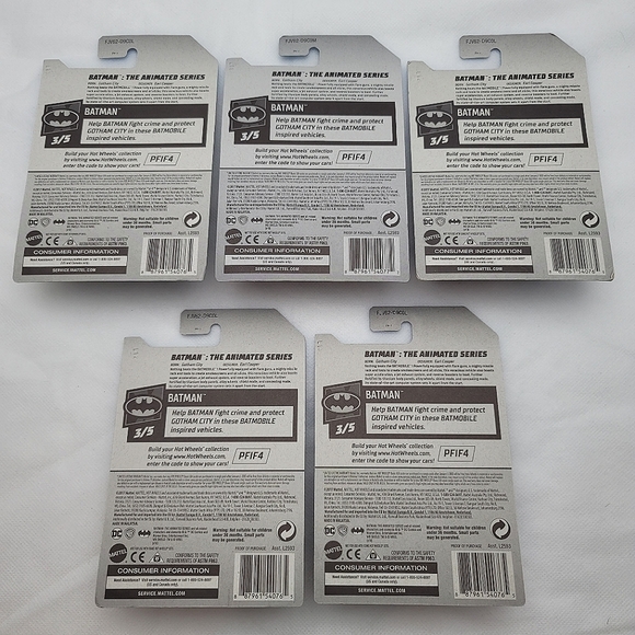 Hot Wheels 50th Anniversary Batman The Animated Series Batmobile BATMAN - Picture 4 of 4